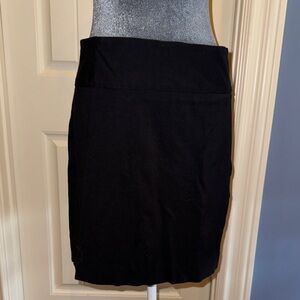 Comfy slip on Black Women's Skirt.  Stretchy.  Size M.